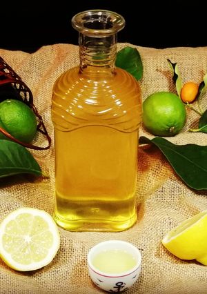 Una foto de Licor de limón