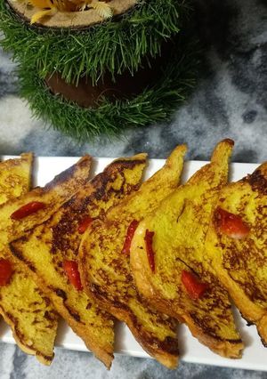 A picture of French toast.