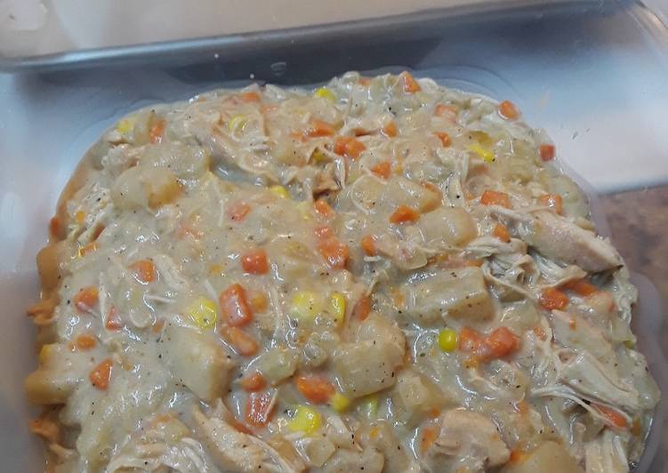 Easiest Way to Prepare Yummy Creamy Chicken Stew - Slow Cooker