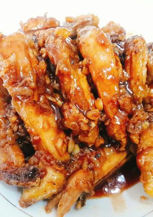 Hình của món Đùi gà chiên sauce gia vị.