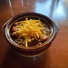 A picture of Venison Chili.