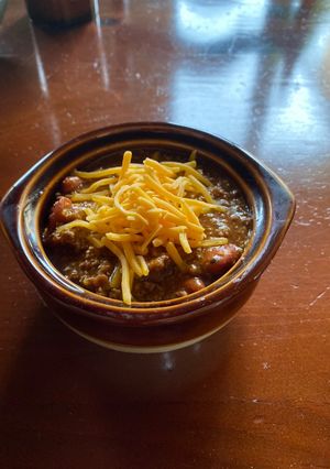 A picture of Venison Chili.