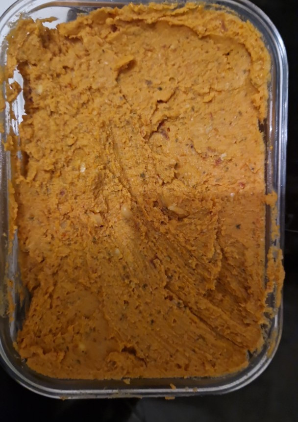 Una foto de Sobrasada vegana