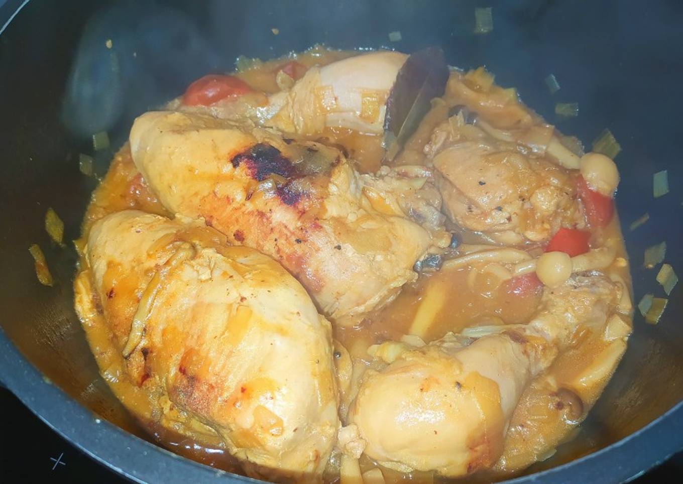 Chicken in sauce