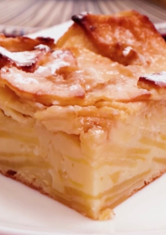 Una foto de Tortas invisible de manzana