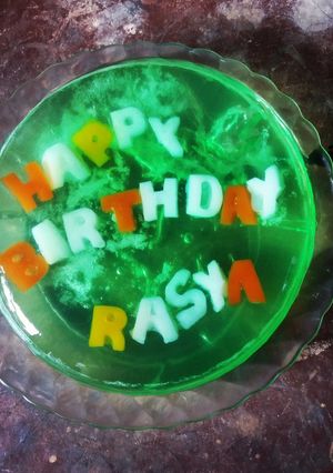 Foto resep Jelly happy birthday😘