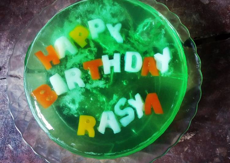 Resep Jelly happy birthday😘 | cara pembuatan Jelly happy birthday😘 Yang Enak Banget