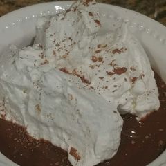 A picture of Homemade Chocoate Pudding.