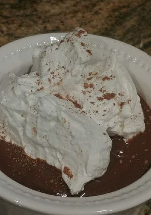A picture of Homemade Chocoate Pudding.