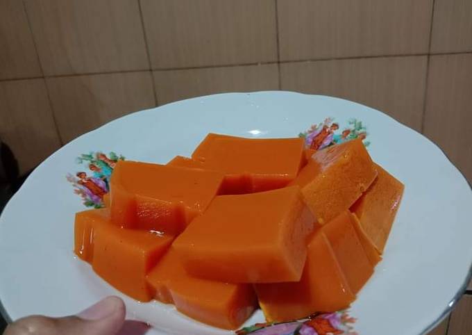 Puding Labu Kuning (snack MPASI 10m baby Arka)