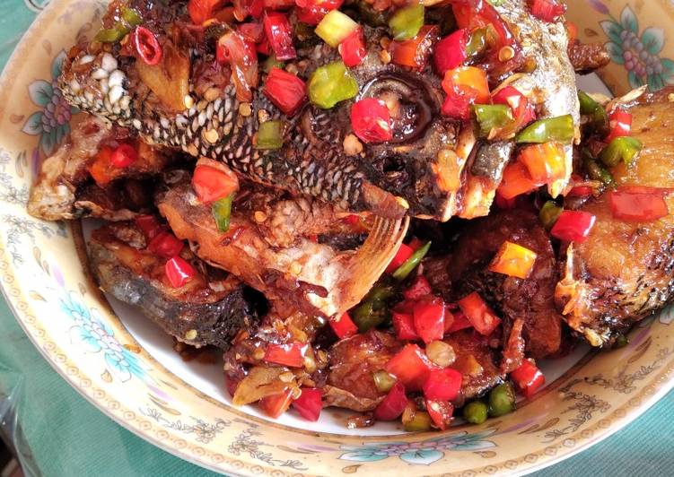 Resep Terbaik Pedes manis ikan krapu Ala Warung