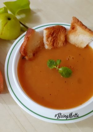 A picture of Carrot - Gooseberry Soup.