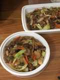 JappChae (Korean stir fry glass noodle)
