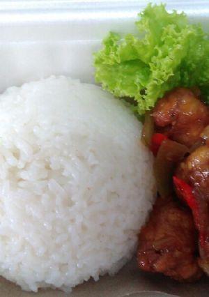 Foto resep Ayam crispy saus lada hitam