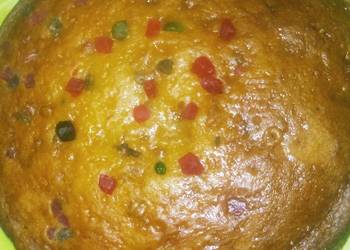 How to Prepare Appetizing Tutti frutti cake in gas tandoor