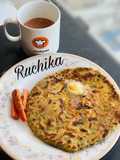 Paneer stuffed Methi parantha