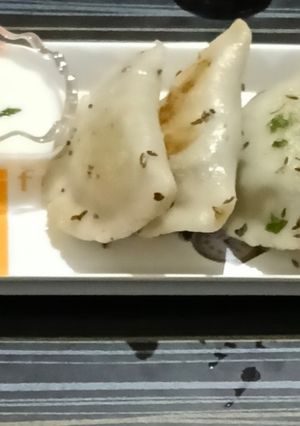 A picture of Namkeen Ghujia for vrat.