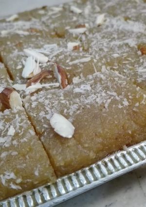 A picture of Chane ki daal Ka halwa.