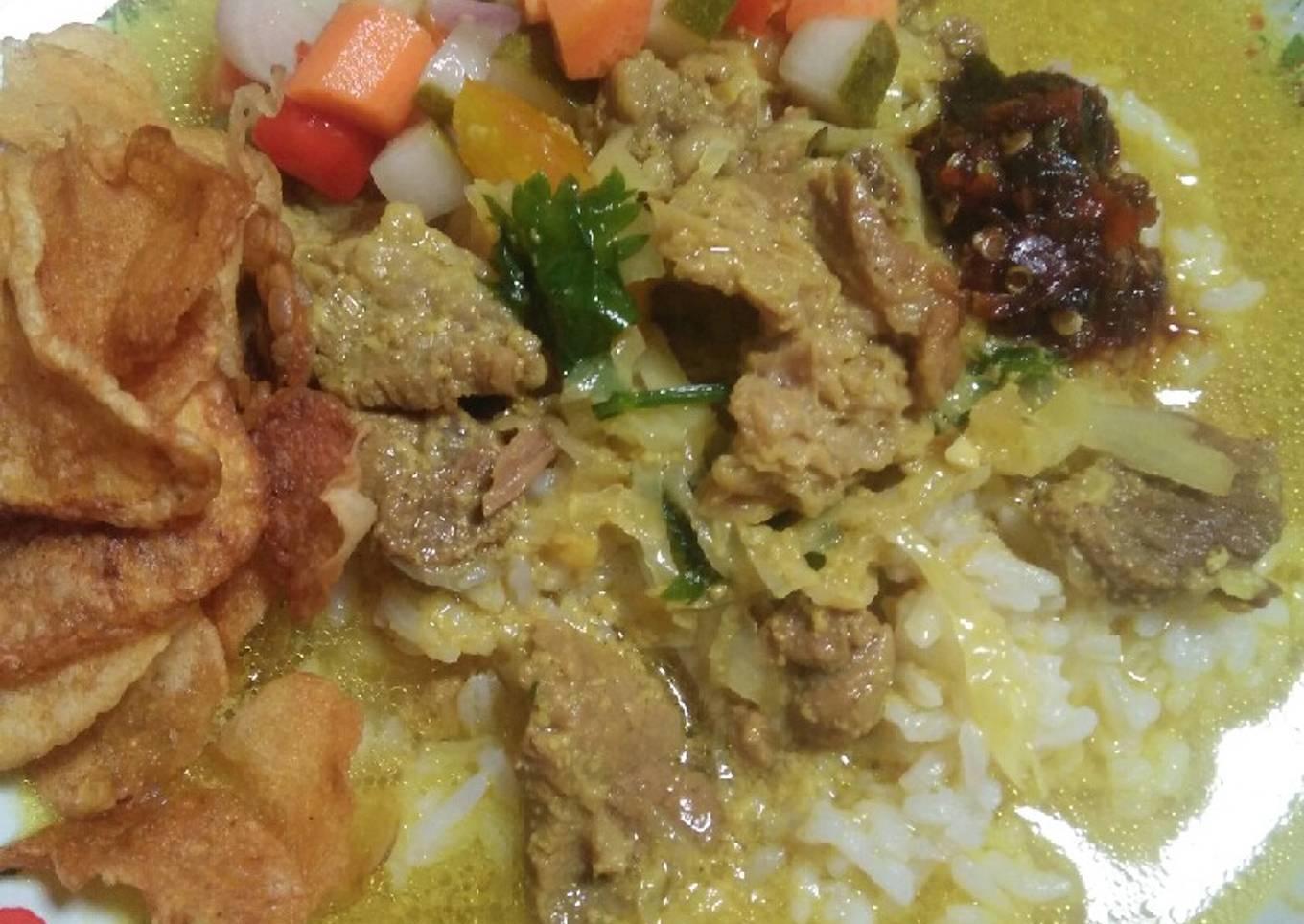 Soto sapi kuah susu super cepat