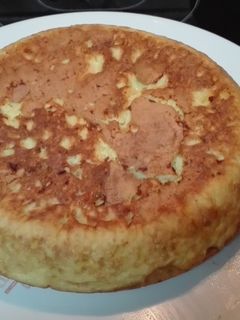 Una foto de Tortilla de patatas con cebolla hecha en Thermomix