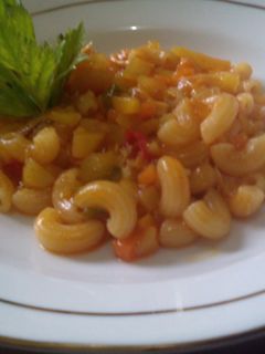 Foto resep Makaroni saus kentang pedas sederhana