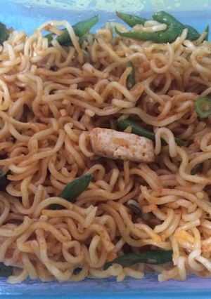 Foto resep Oseng mie pedas
