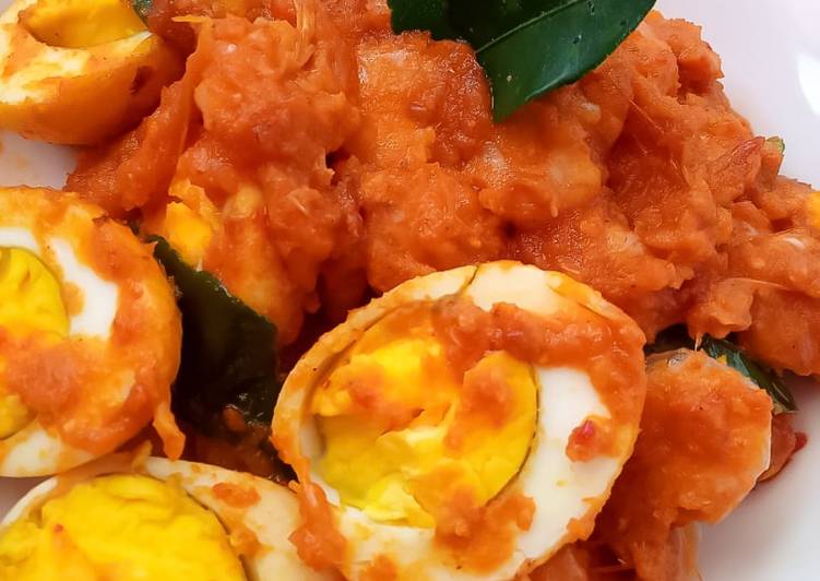 Sambel Balado Udang + telur