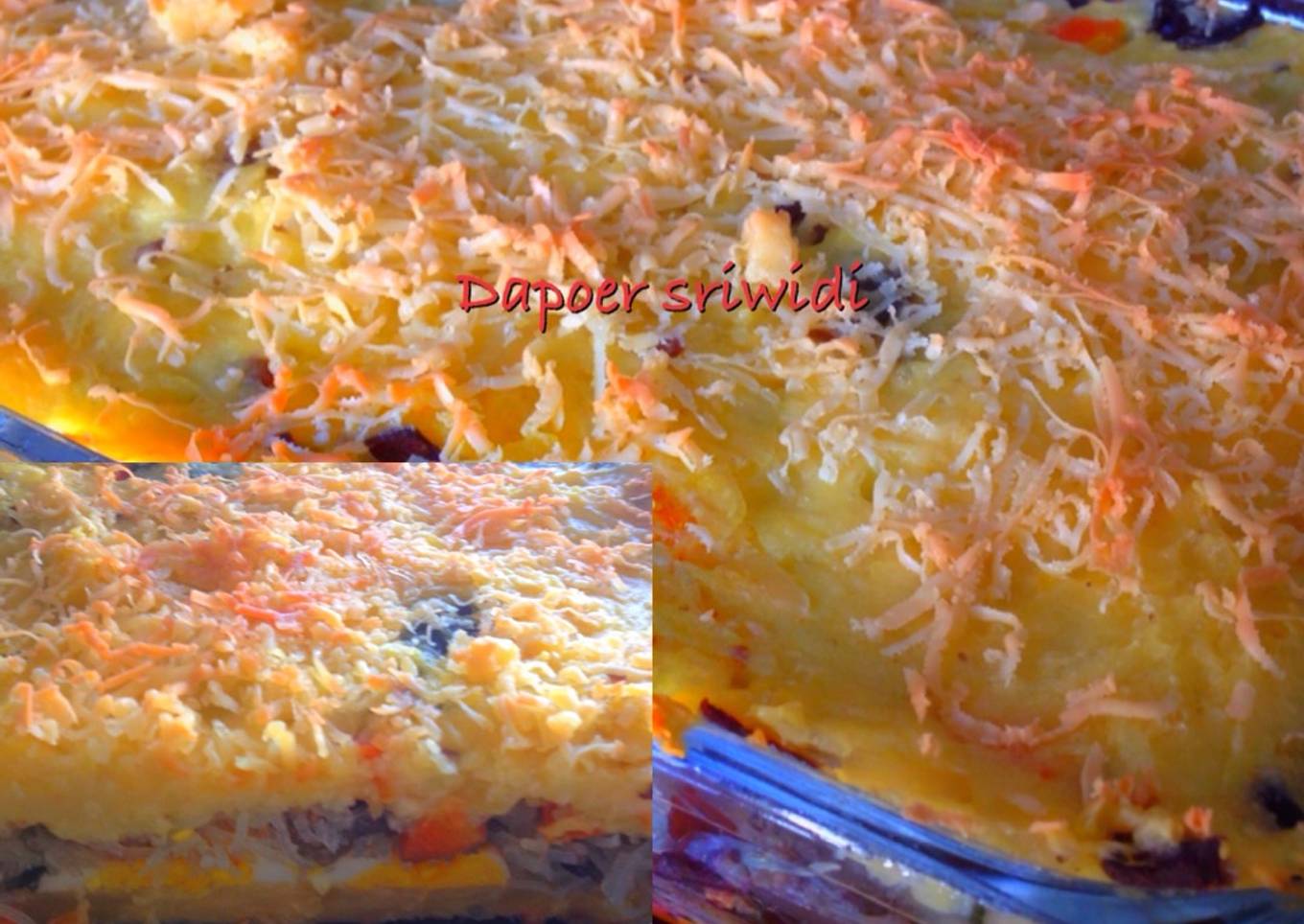 Pastel tutup klasik panggang
