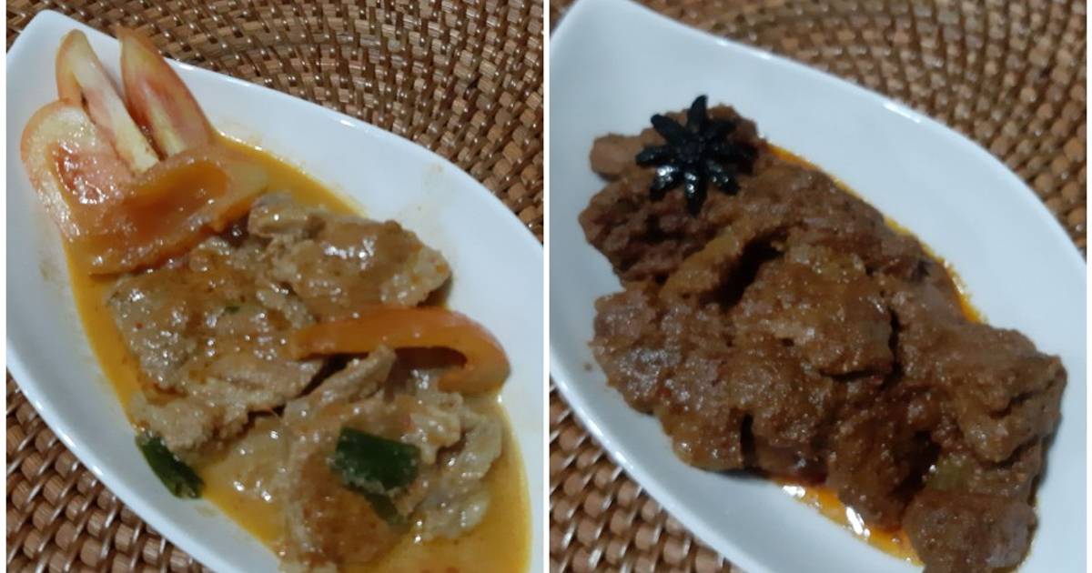 Resep Rendang Daging And Kalio Rendang 1 2 Jadi 😍😋 Oleh Ningsaras Cookpad