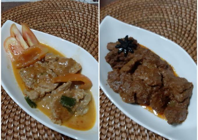 Cara Bikin RENDANG Daging &amp; KALIO (Rendang 1/2 Jadi 😍😋) Rumahan