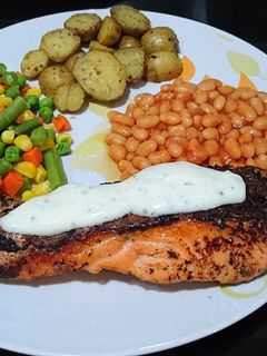 Foto resep Salmon with butter n lemon