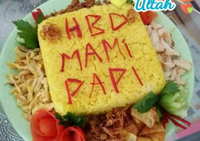 Resep Nasi Kuning Ultah resep emak 'porsi kecil' SIMPEL Anti Gagal
