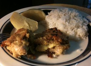 Una foto de Dos de pollo al horno