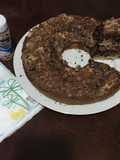 Bizcocho chocolatado con leche de soja