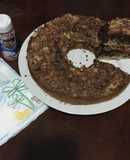 Bizcocho chocolatado con leche de soja