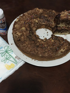 Una foto de Bizcocho chocolatado con leche de soja