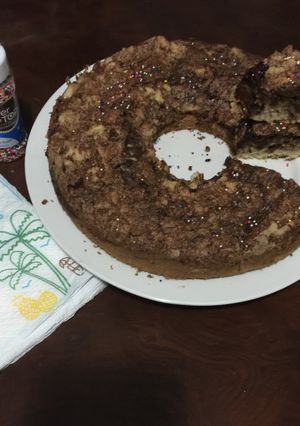 Una foto de Bizcocho chocolatado con leche de soja