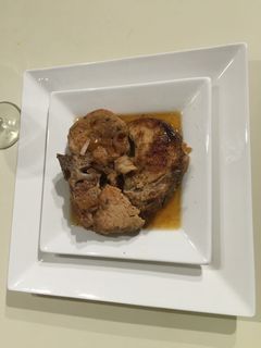 Una foto de Chuletas de Cerdo a la Cerveza