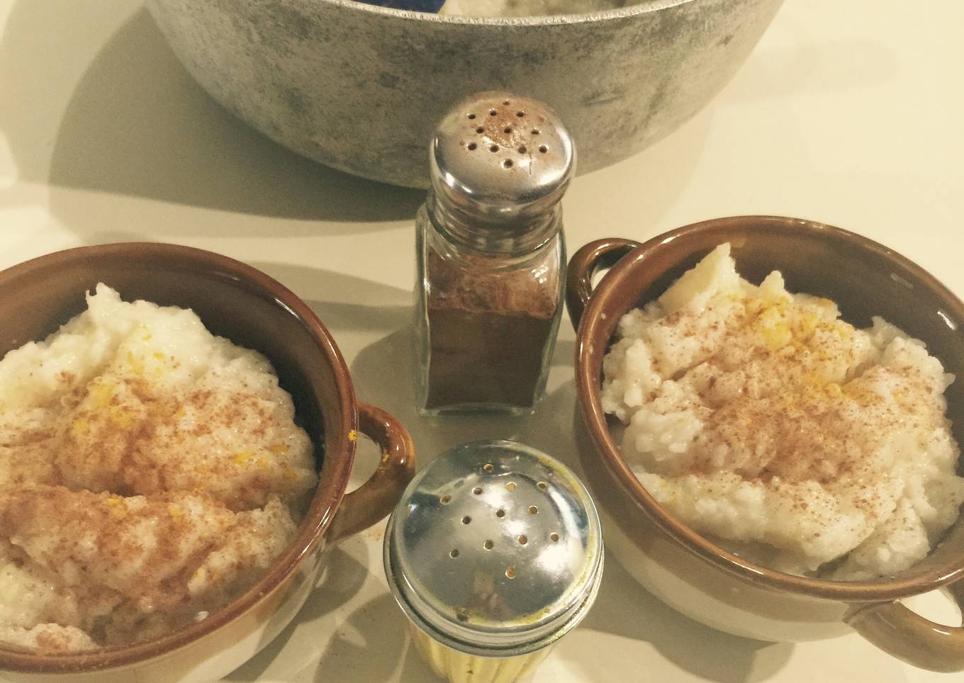 Natilla de maíz y arroz-saludable