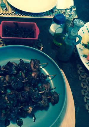 Una foto de Brochetas de Pollo tipo Asiatico