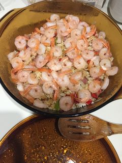 Una foto de Ensalada de Jamón y Camarones