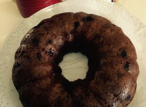 Una foto de Pudín de Pan de Chocolate y Chispitas de Chocolate