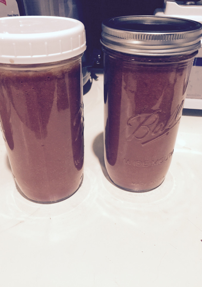 Una foto de Batido de cilantro, apio y manzana 