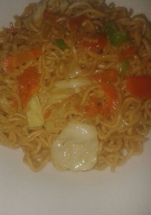 Foto resep Mie Goreng Huhah lezat no mecin