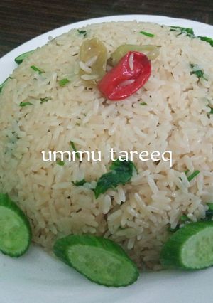 Parsley rice ainihin hoton girkin