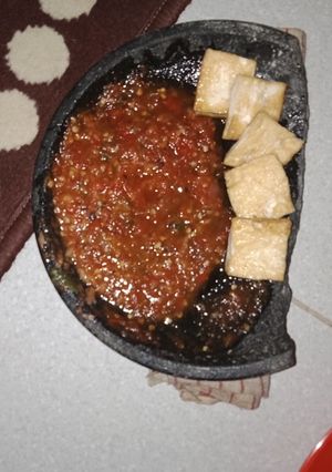 Foto resep 52. Sambal Cobek