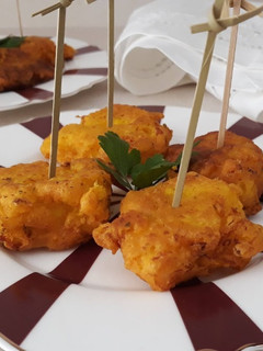 Una foto de Tortillitas de bacalao