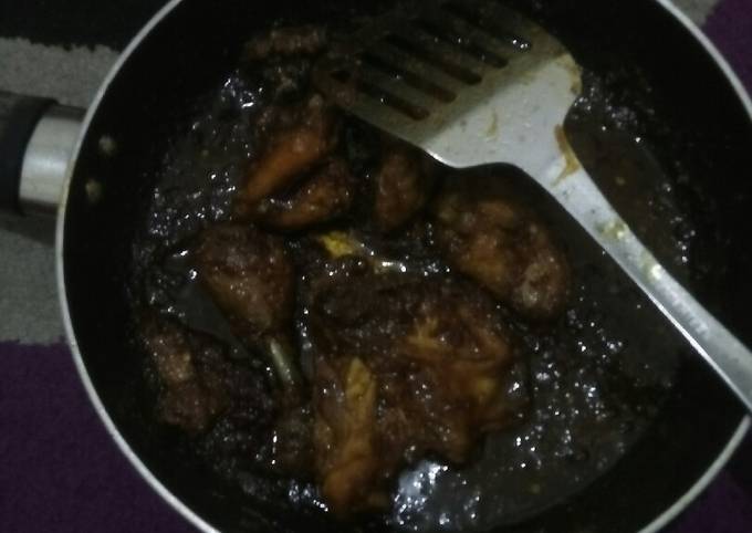 Ayam kecap pedas