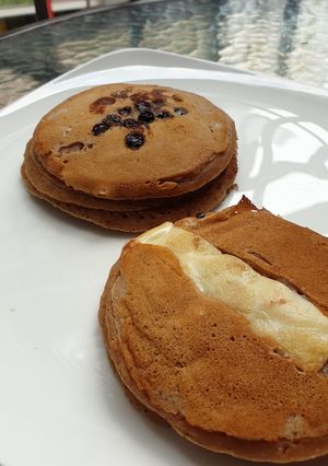 Foto resep Pancake Cokelat Lembut dan Enak (no mixer, super easy)
