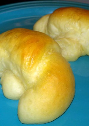 A picture of Denise's Crescent Rolls.